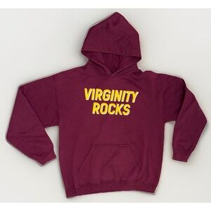 Virginity Rocks x Danny Duncan YouTube Men's Hoodie Sweatshirt Burgundy • Medium